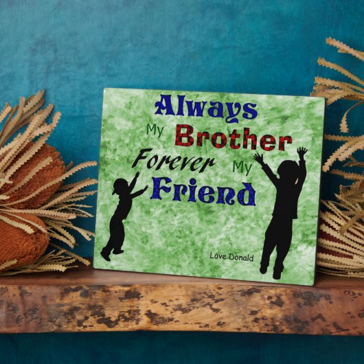 MIJN BROER FOTOPLAAT (Zijkant)