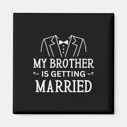 Mijn broer gaat trouwen met de bruiloftszoon magneet (Voorkant)