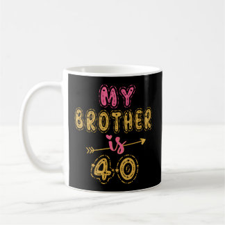 Mijn broer is 40 40e voor hem koffiemok