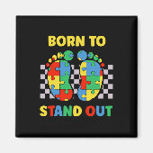 Mijn broer is autisme bewustzijn autistisch Li Magneet (Voorkant)