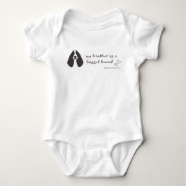 Mijn broer is een Basset Hound Romper