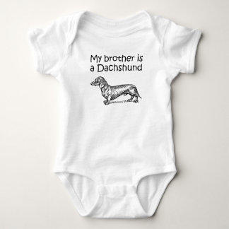 Mijn broer is een dachshund romper
