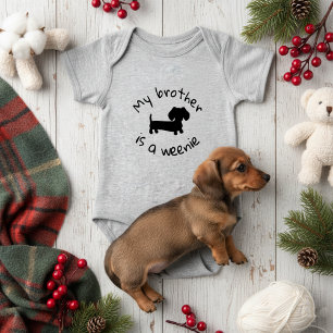 Mijn broer is een doetje - cadeau voor een baby wi romper