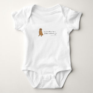 Mijn broer is een Golden Retriever Romper