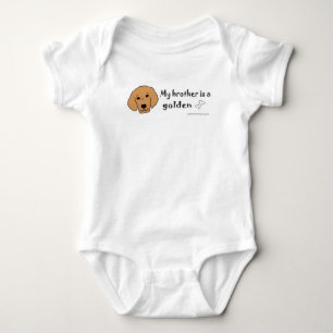 Mijn broer is een Golden Retriever Romper