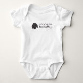 Mijn broer is een Labradoodle Romper (Voorkant)