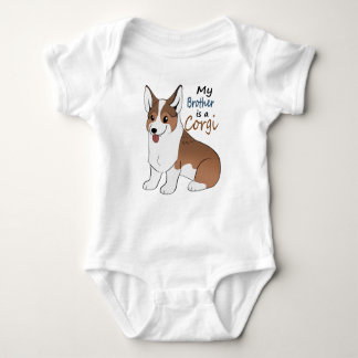 Mijn broer is een Sabiel Corgi Romper