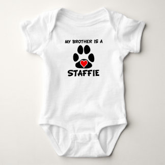 Mijn broer is een Staffie Romper