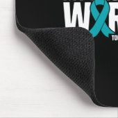 Mijn broer is een Warrior Tourette Syndrome Awaren Muismat (Hoek)