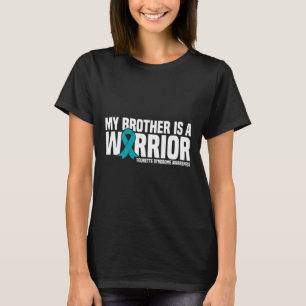 Mijn broer is een Warrior Tourette Syndrome Awaren T-shirt