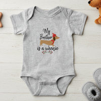 Mijn broer is een Weenie - Dachshund Baby Meisje