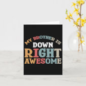 Mijn broer is helemaal Geweldige Kaart (Gele Bloem)