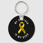 MIJN BROER IS MIJN HELD OP DE KINDERTIJD KANKERBEW SLEUTELHANGER (Voorkant)