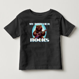 Mijn broer is te gek! Kleurrijke beer Kinder Shirts