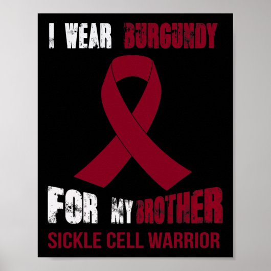 MIJN BROER - MIJN SIKKELCEL KRIJGER POSTER (Voorkant)