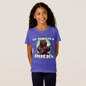 Mijn broer Rocks! Kleurrijk Beer T-shirt (Voorkant volledig)