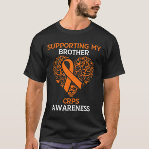 Mijn broer steunen Rsd Crps bewustwordingsmaand Or T-shirt