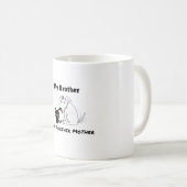 Mijn broer van een andere Moeder Funny Coffee Cup Koffiemok (Voorkant rechts)