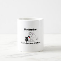 Mijn broer van een andere Moeder Funny Coffee Cup