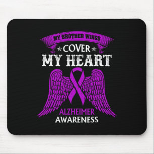 Mijn broer Wings Cover My Heart Heimerheimer bewus Muismat