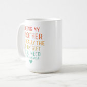 Mijn broer zijn is echt het enige cadeau dat je no koffiemok (Voorkant links)