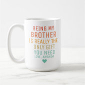 Mijn broer zijn is echt het enige cadeau dat je no koffiemok (Links)