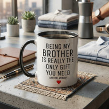 Mijn broer zijn is echt het enige cadeau dat je no