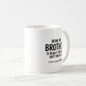 Mijn broer zijn mok Grappig geschenk voor broer Mo (Voorkant rechts)