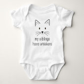 Mijn broers en zussen hebben whiskers, zwangerscha romper (Voorkant)