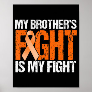 Mijn Broers Fight is mijn brandkast in de strijd t Poster