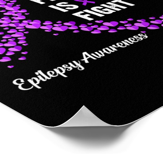 Mijn broer's gevecht is mijn vechtend Epilepsy Bew Poster (Hoek)