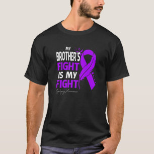 Mijn broer's gevecht is mijn vechtend Epilepsy Bew T-shirt