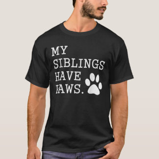 Mijn broers hebben vier poten grappigere Hondenlie T-shirt