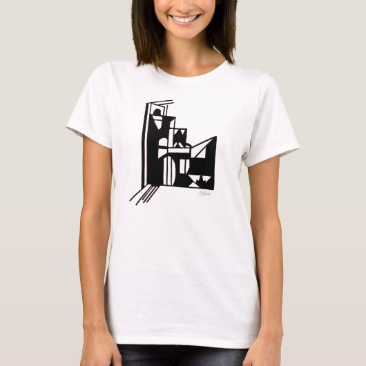 Mijn Broers House B&W Women's T-Shirt (Voorkant)