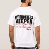 Mijn Broers Keeper T-shirt (Achterkant)