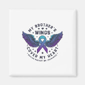 Mijn broers vleugels Hoesjes mijn hart zelfmoordpr Magneet (Voorkant)