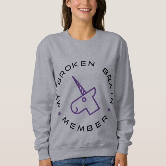 Mijn Broken Brain Member Sweatshirt (Voorkant)