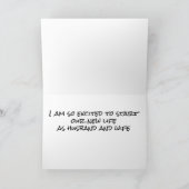 ** MIJN BRUIDEGOM OP ONZE TROUWDAG ** KAN NIET WAC KAART (Binnen)