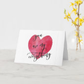 ** MIJN BRUIDEGOM OP ONZE TROUWDAG ** VOOR ALTIJD KAART (Gele Bloem)