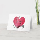 ** MIJN BRUIDEGOM OP ONZE TROUWDAG ** VOOR ALTIJD KAART (Voorkant)