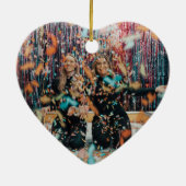 Mijn bruidsmeisje en beste vriend kerstversiering keramisch ornament (Achterkant)