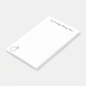 "Mijn bruiloftsplanning" Post-it® Notes (Schuin)