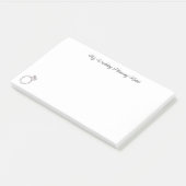 "Mijn bruiloftsplanning" Post-it® Notes (Schuin)