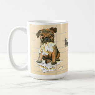 Mijn Brusselse Griffon Ate Mijn thuiswerk Koffiemok