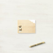 Mijn Brusselse Griffon Ate Mijn thuiswerk Post-it® Notes (Op bureau)