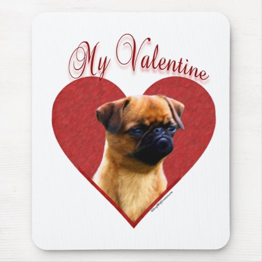 Mijn Brusselse Griffon Valentijn Muismat (Voorkant)