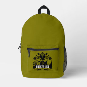 Mijn Bucket-lijst Bedrukte Rugzak