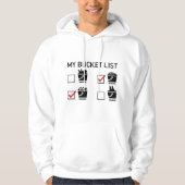 Mijn Bucket-lijst Hoodie (Voorkant)