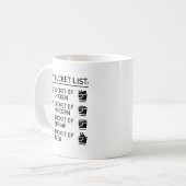 Mijn Bucket-lijst Koffiemok (Voorkant links)