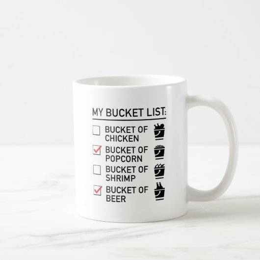 Mijn Bucket-lijst Koffiemok (Rechts)